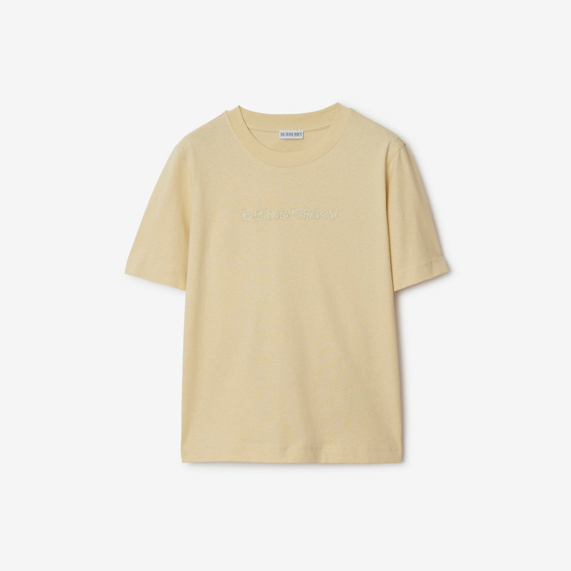 Paisley Logo Cotton T-shirt 1