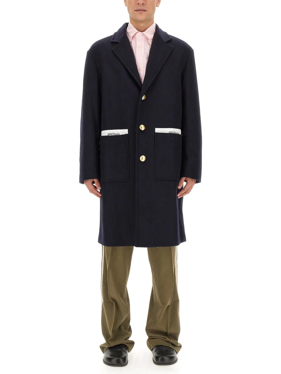 Palm Angels Men Tailored Coat - 1