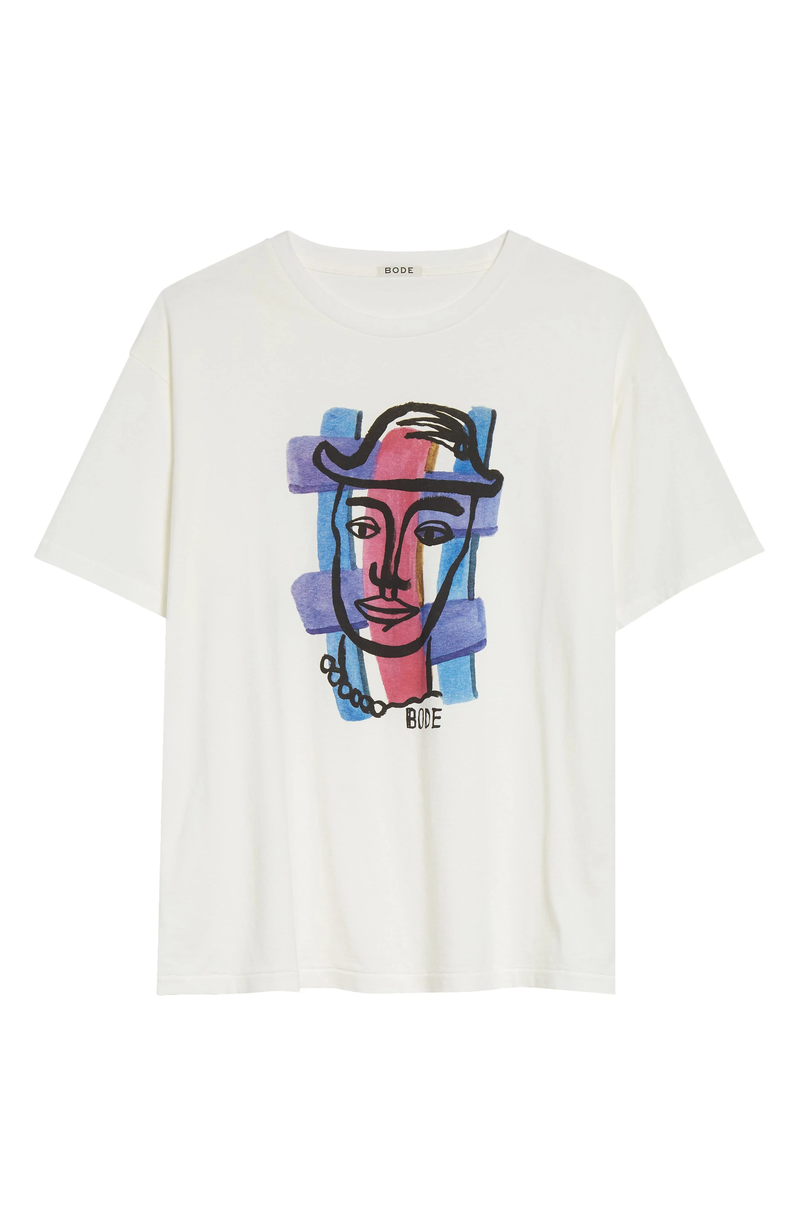Bode Chapeau Graphic T-Shirt in Cream at Nordstrom - 1