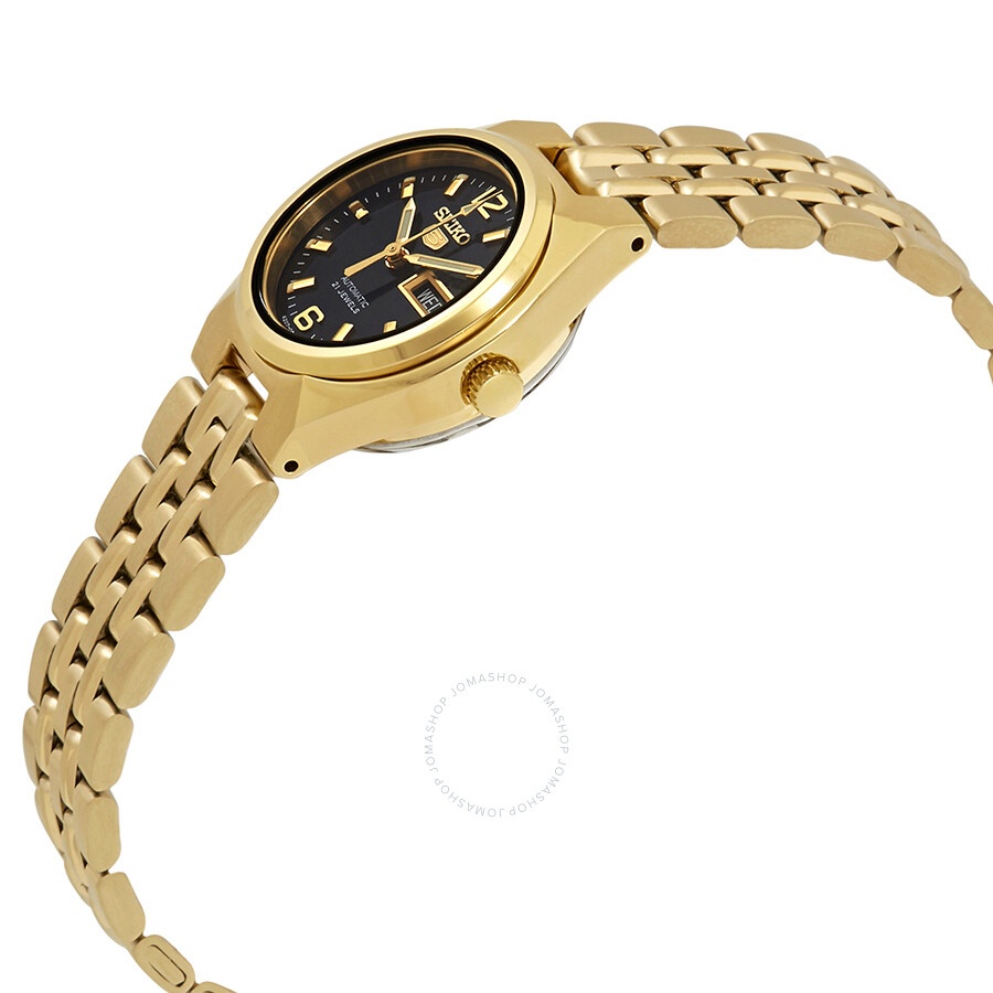 Seiko - Open Box - Seiko Series 5 Automatic Black Dial Ladies Watch SYMK38 - 2