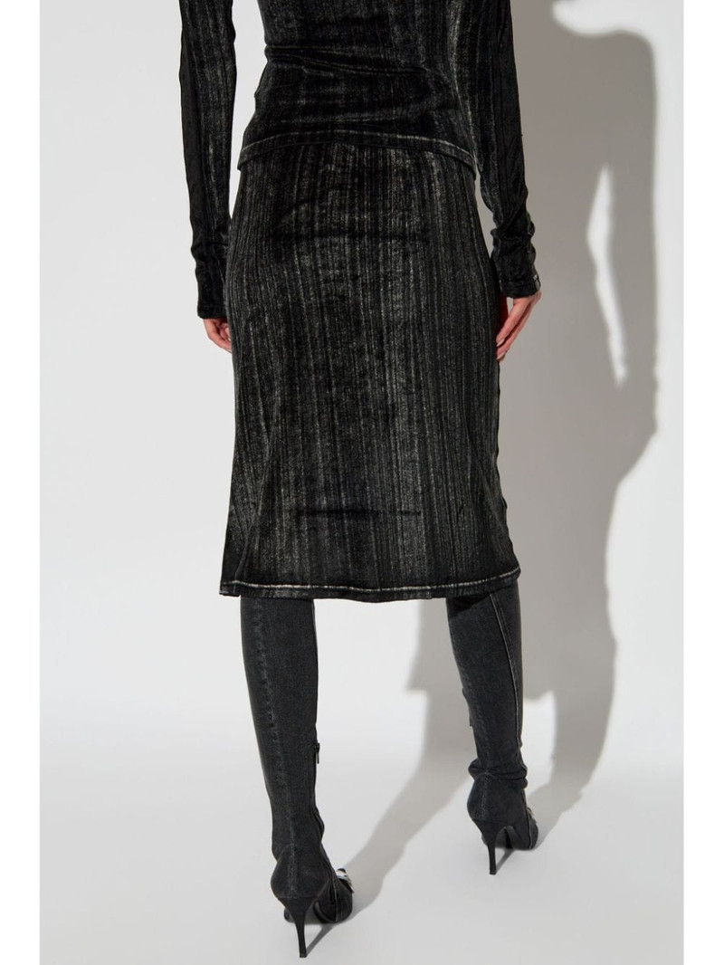 faded-effect pencil skirt 4