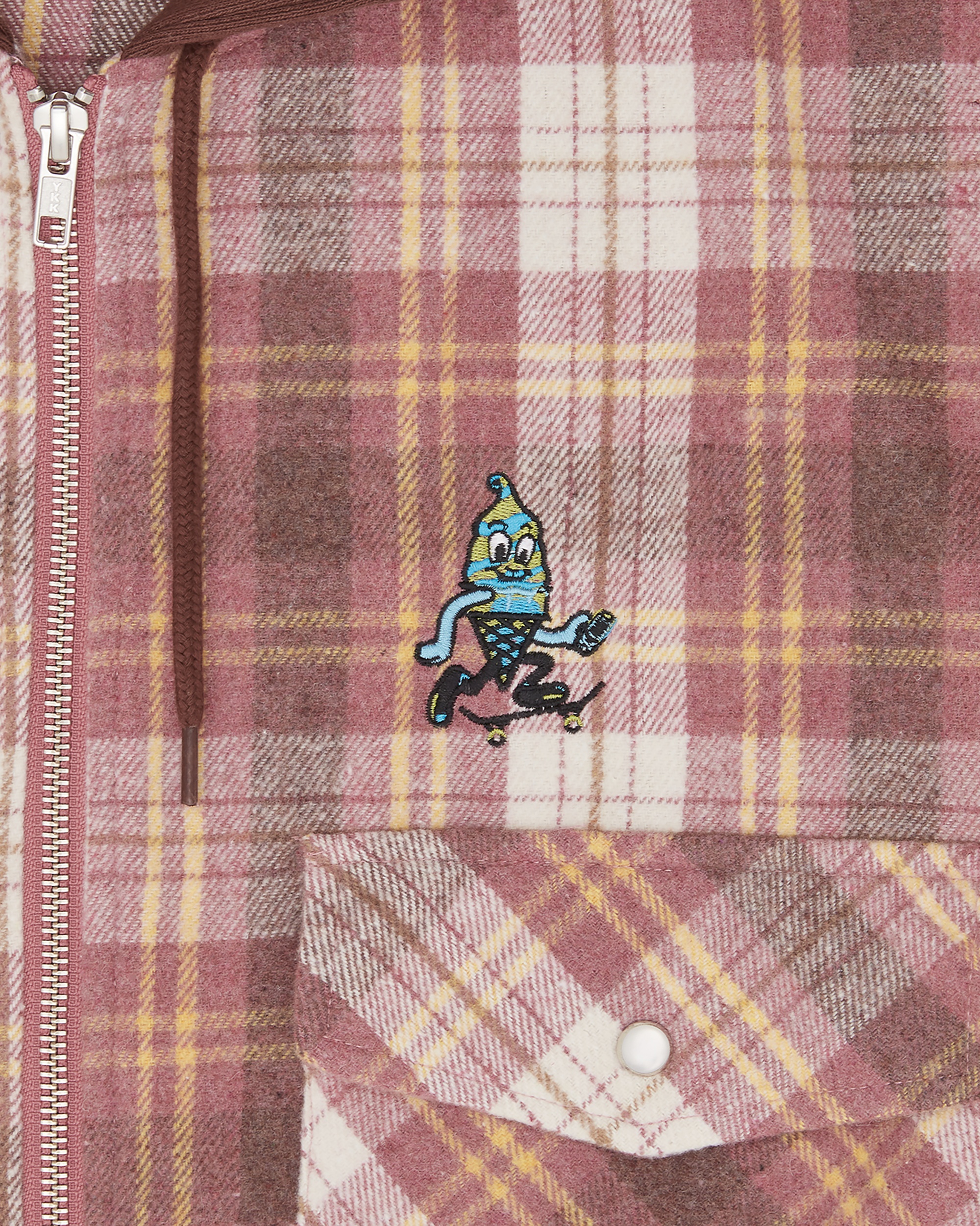 HOODED FLANNEL ZIP THROUGH - 3