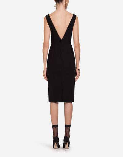 Dolce & Gabbana Wool crepe midi dress outlook