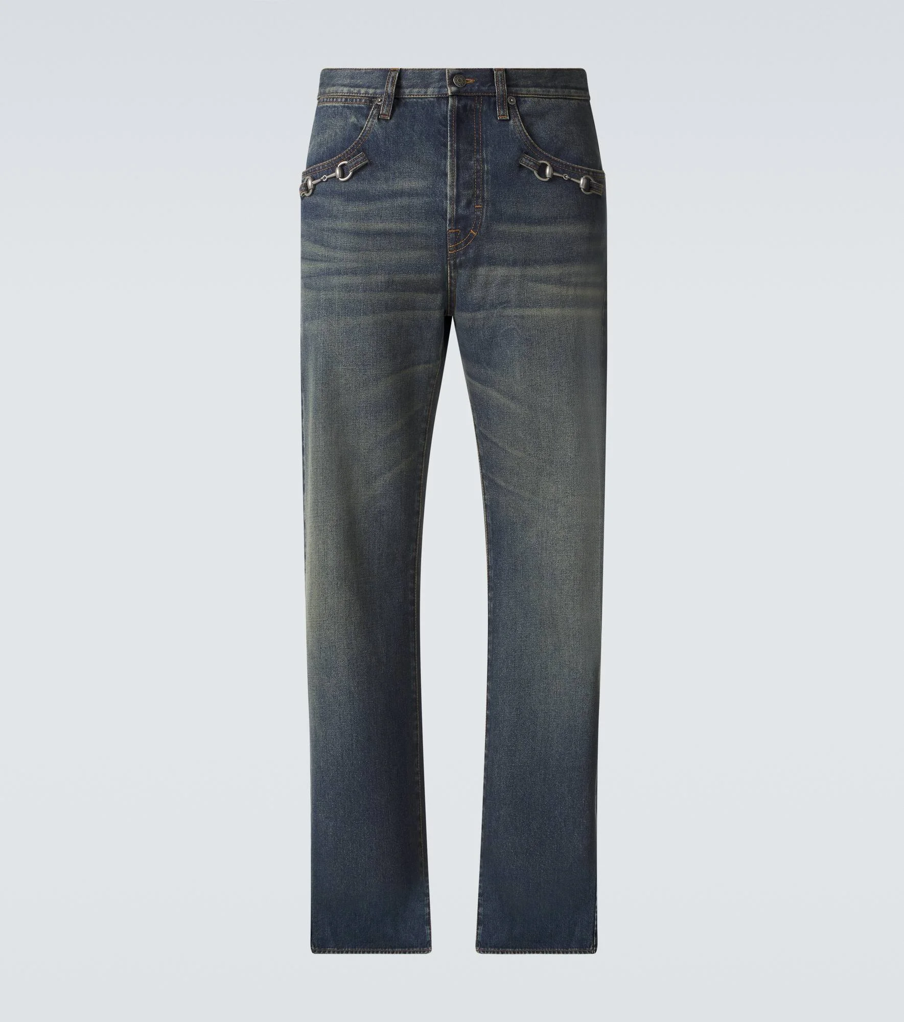 Horsebit flared jeans - 1