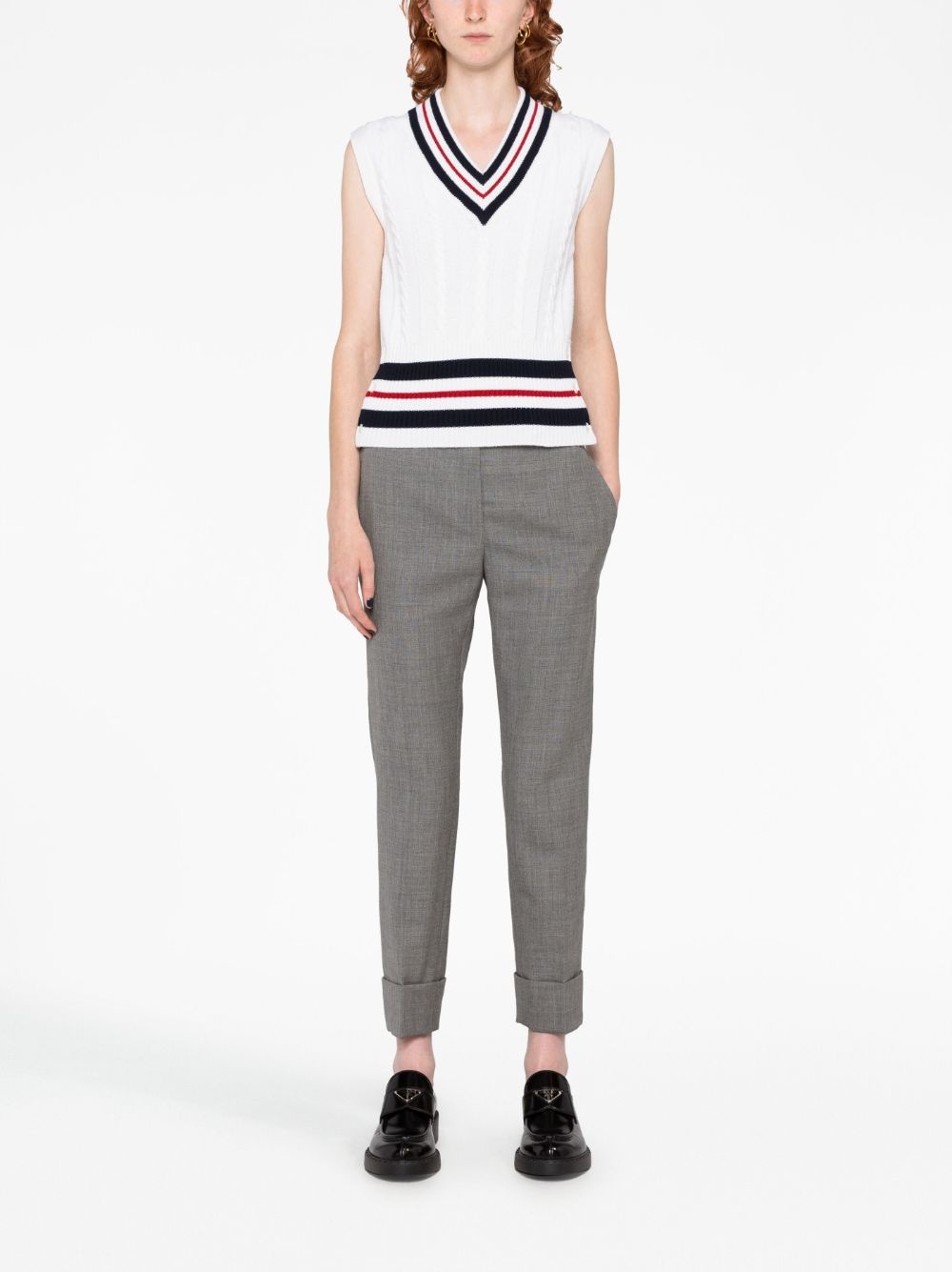 cropped tailored trousers - 2