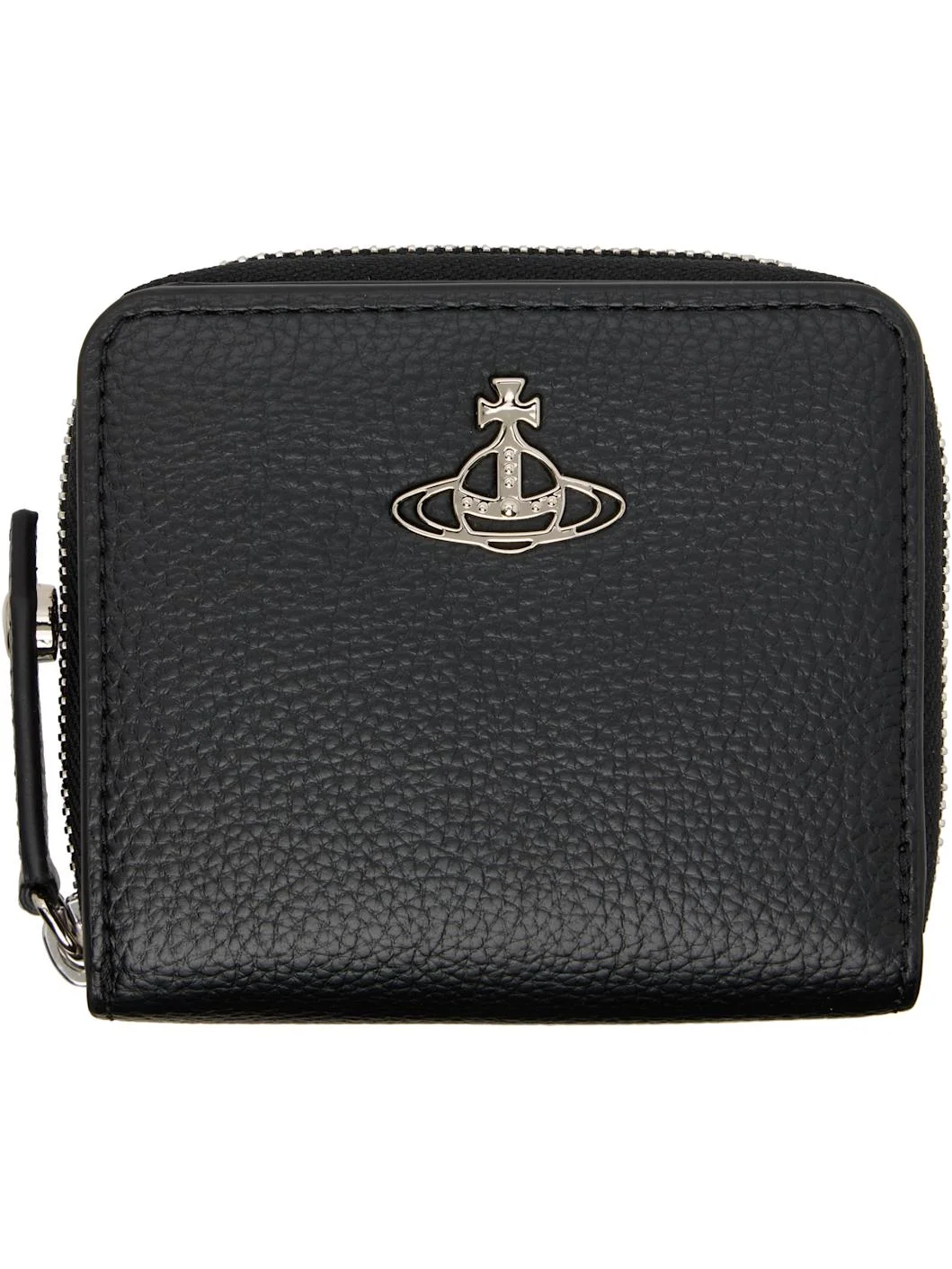 Black Zip Medium Wallet - 1