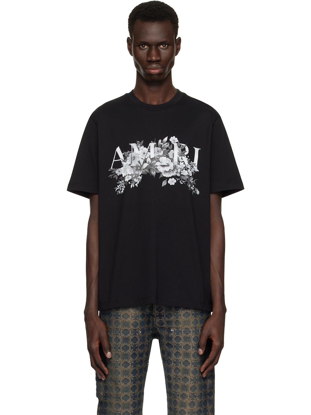 Black 'Amiri' Garden T-shirt - 1
