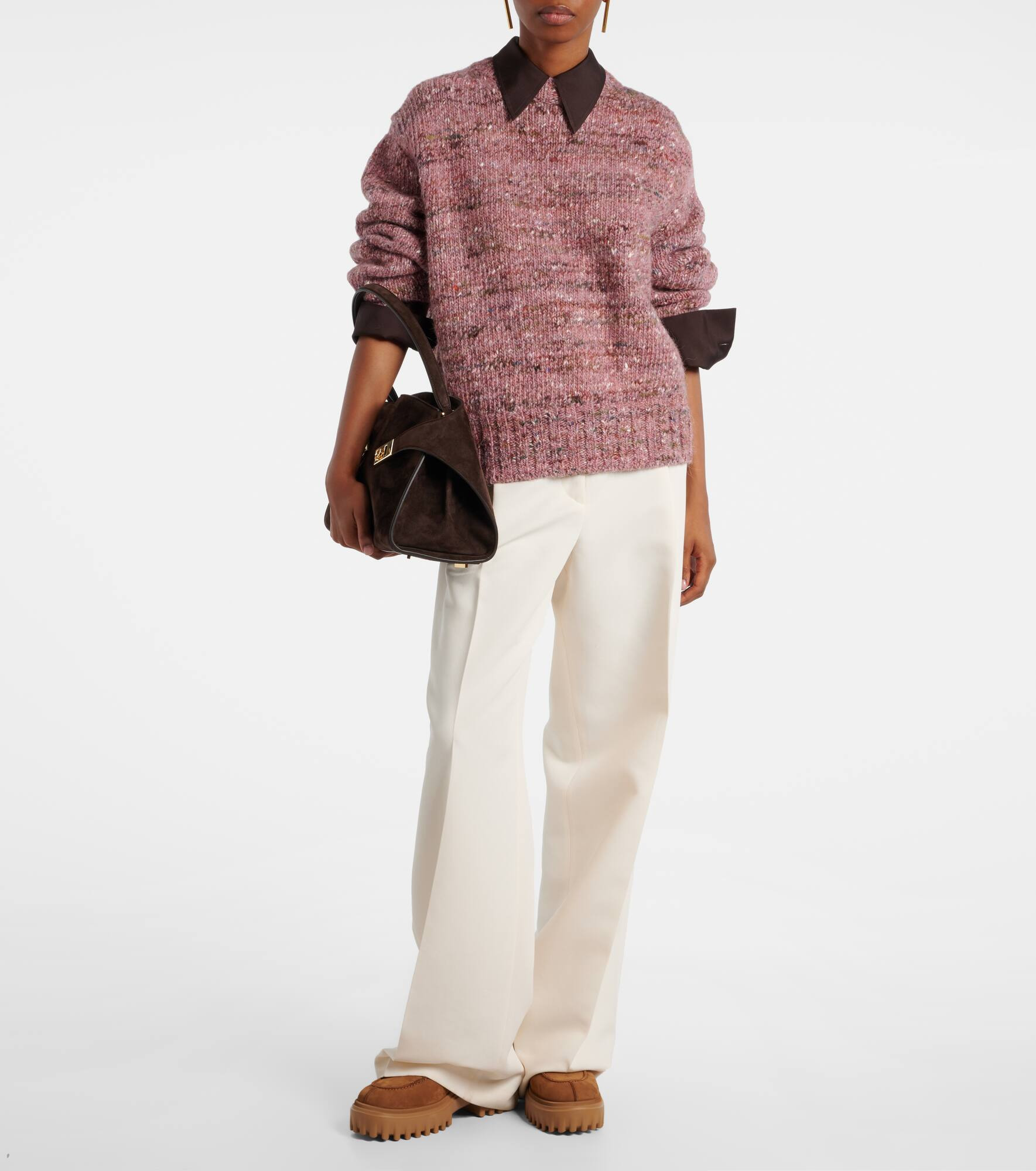 H700 leather platform loafers - 3