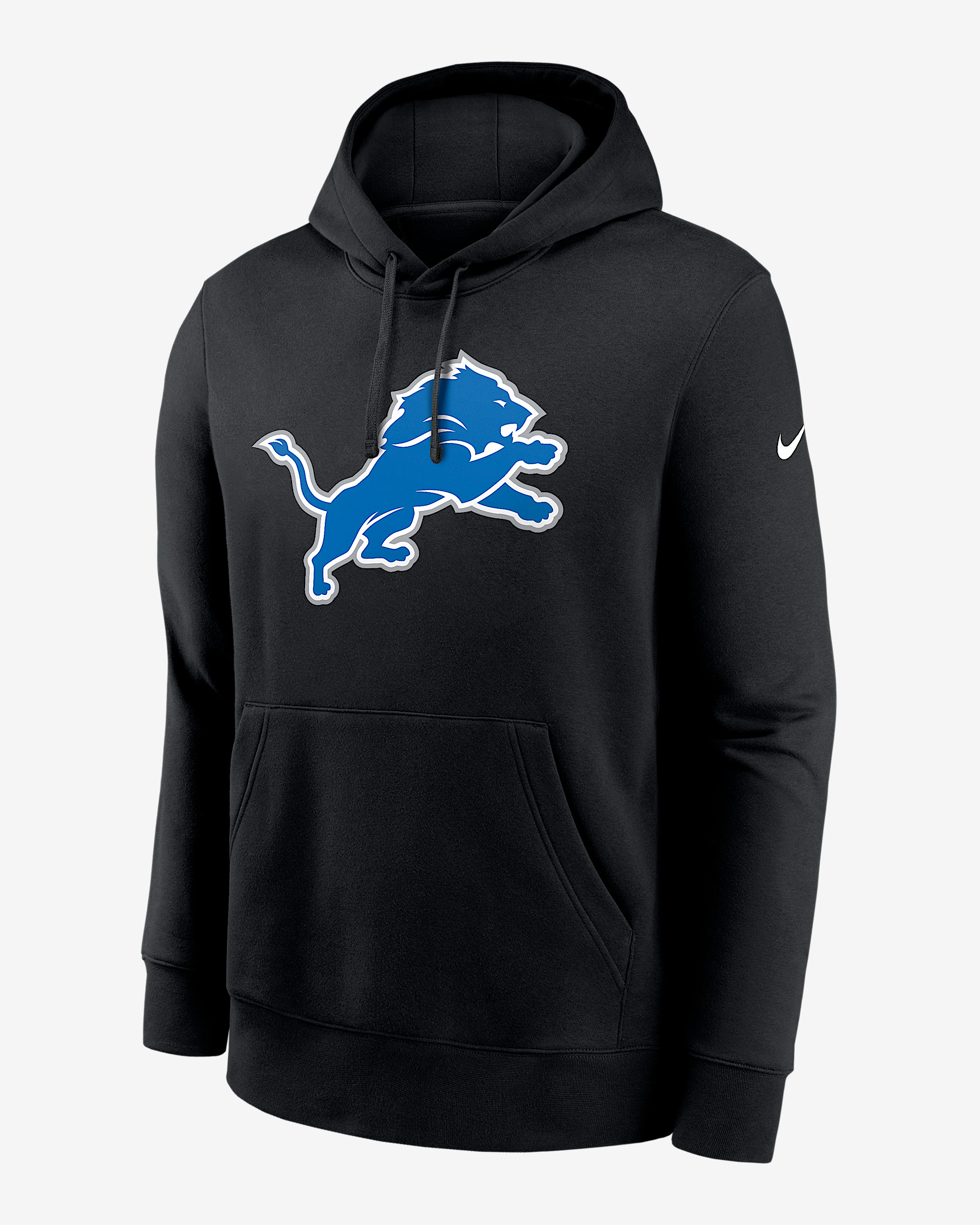 Detroit Lions Club Logo Men's Nike NFL Pullover Hoodie - 1
