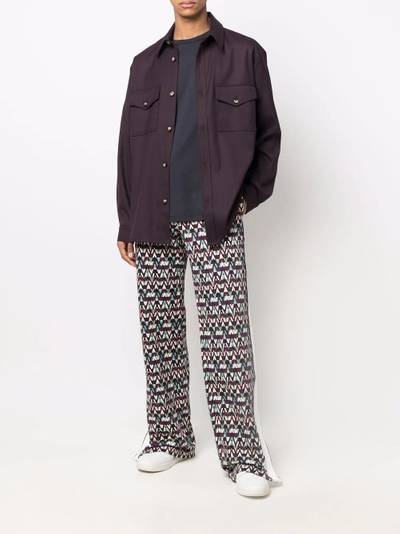 Valentino Optical Valentino-print track pants outlook