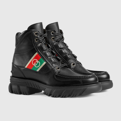 GUCCI Men's ankle boot with Interlocking G outlook