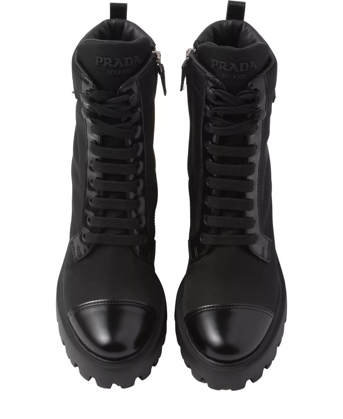 Women's Re-Nylon and Leather Booties - 4