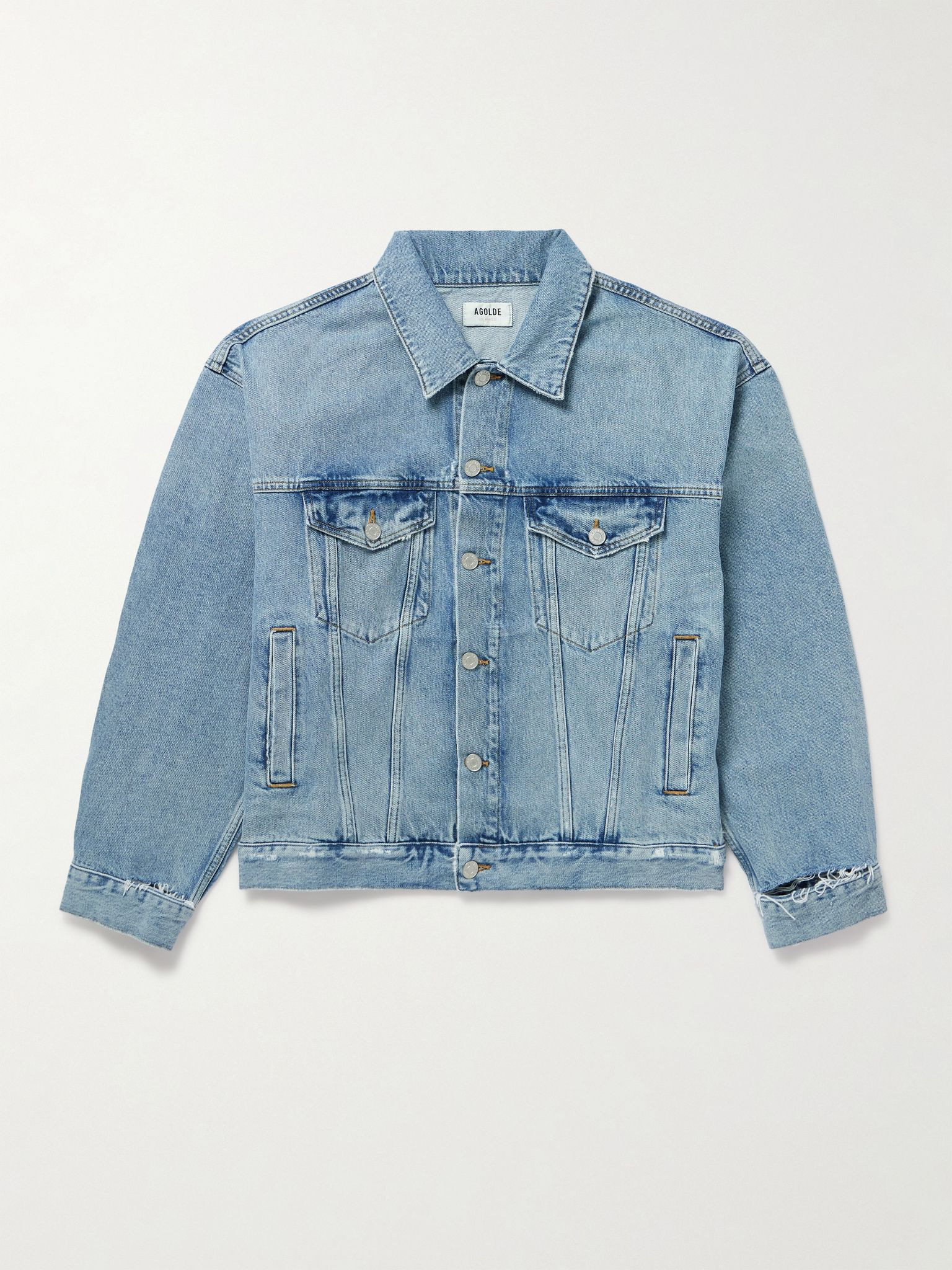 Stefano Denim Trucker Jacket Blue - 1
