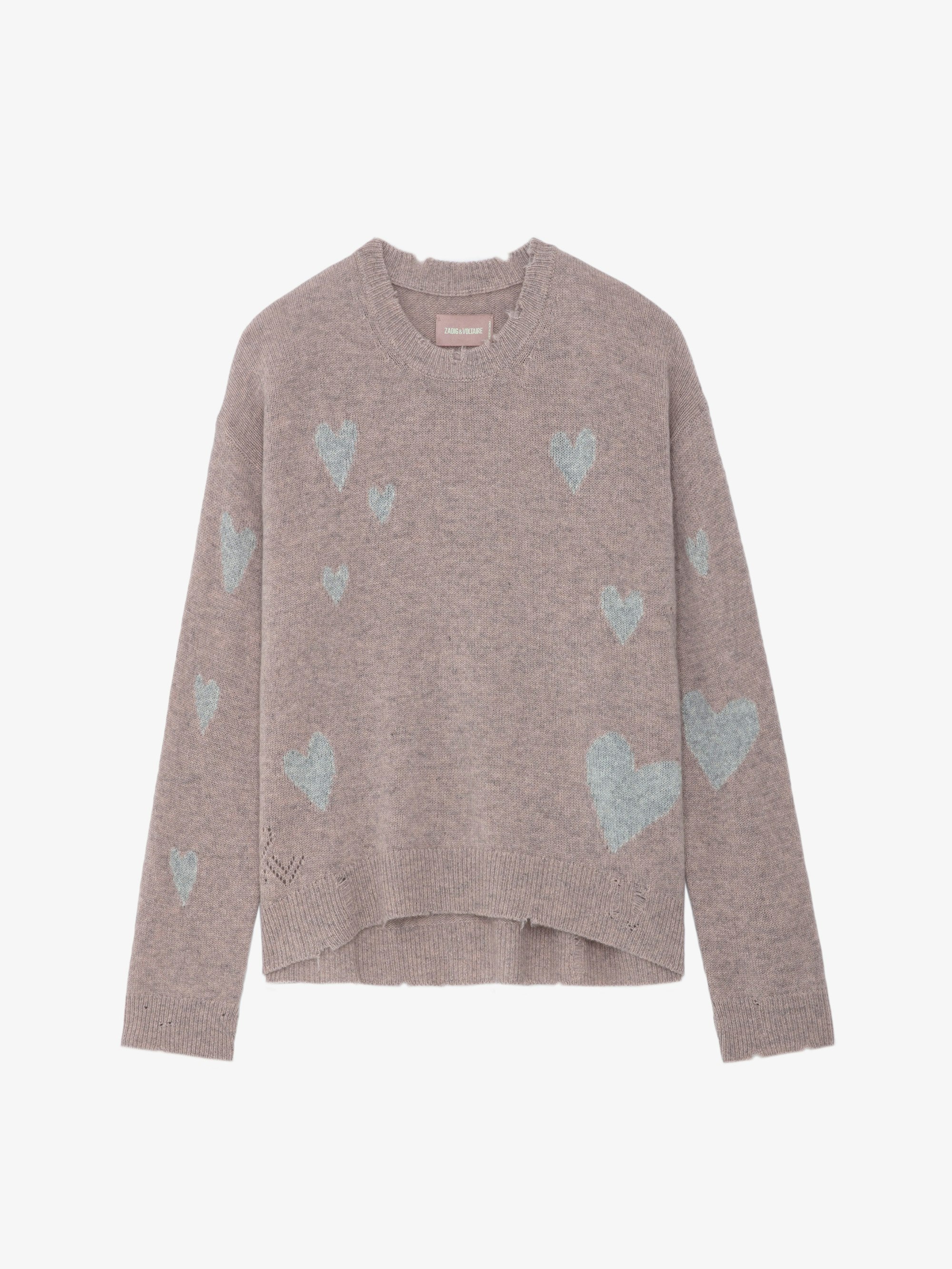 Markus Heart Cashmere Sweater - 1