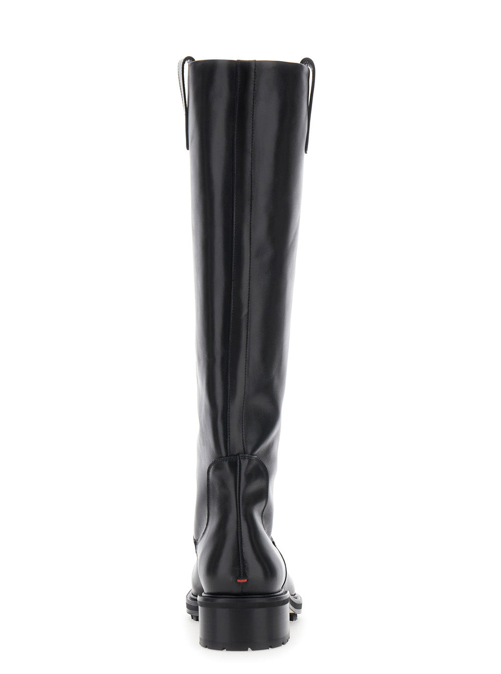 Aeyde Women 'Henry' Black Slip-On Knee Boots In Leather Woman - 4
