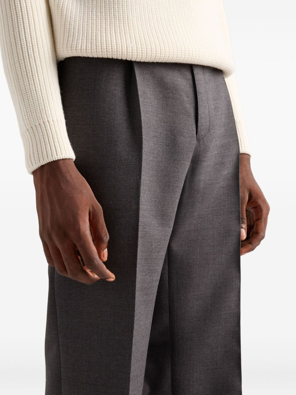 tailored wool trousers - 4