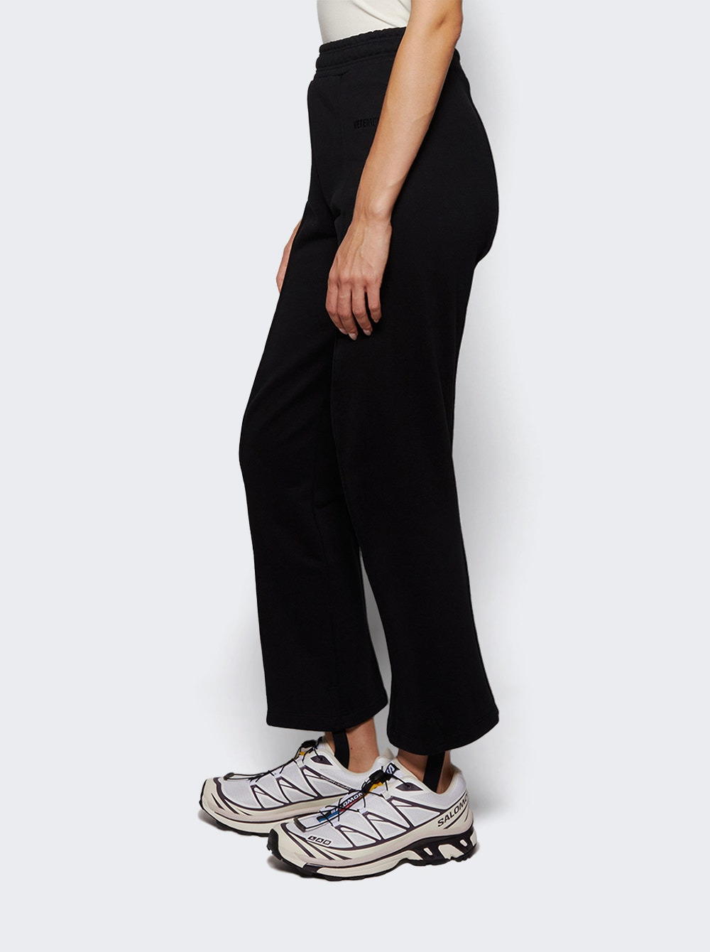 Logo Biker Sweatpants Black - 3
