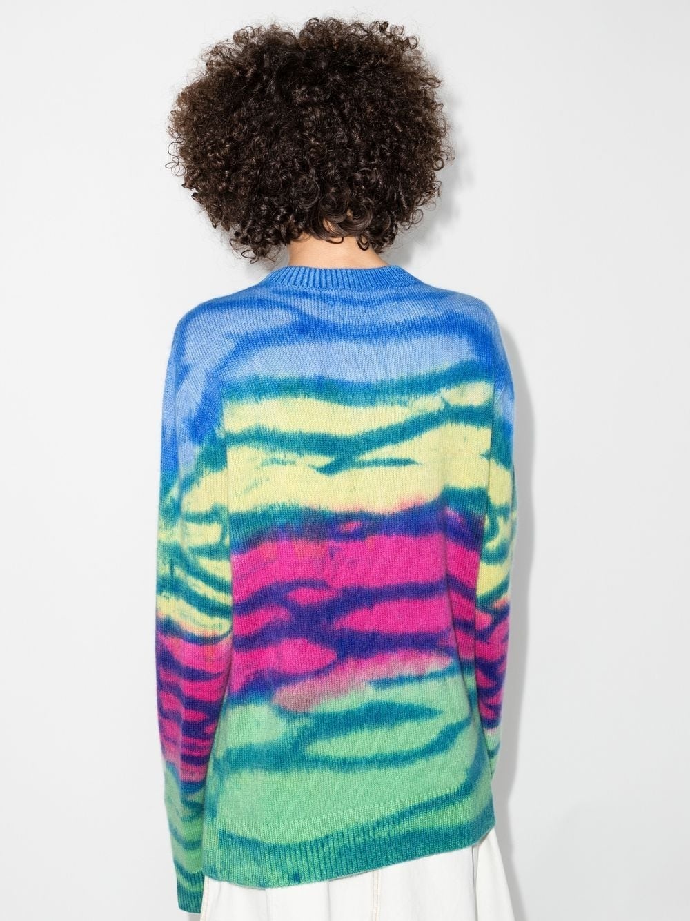 tie-dye cashmere jumper - 3