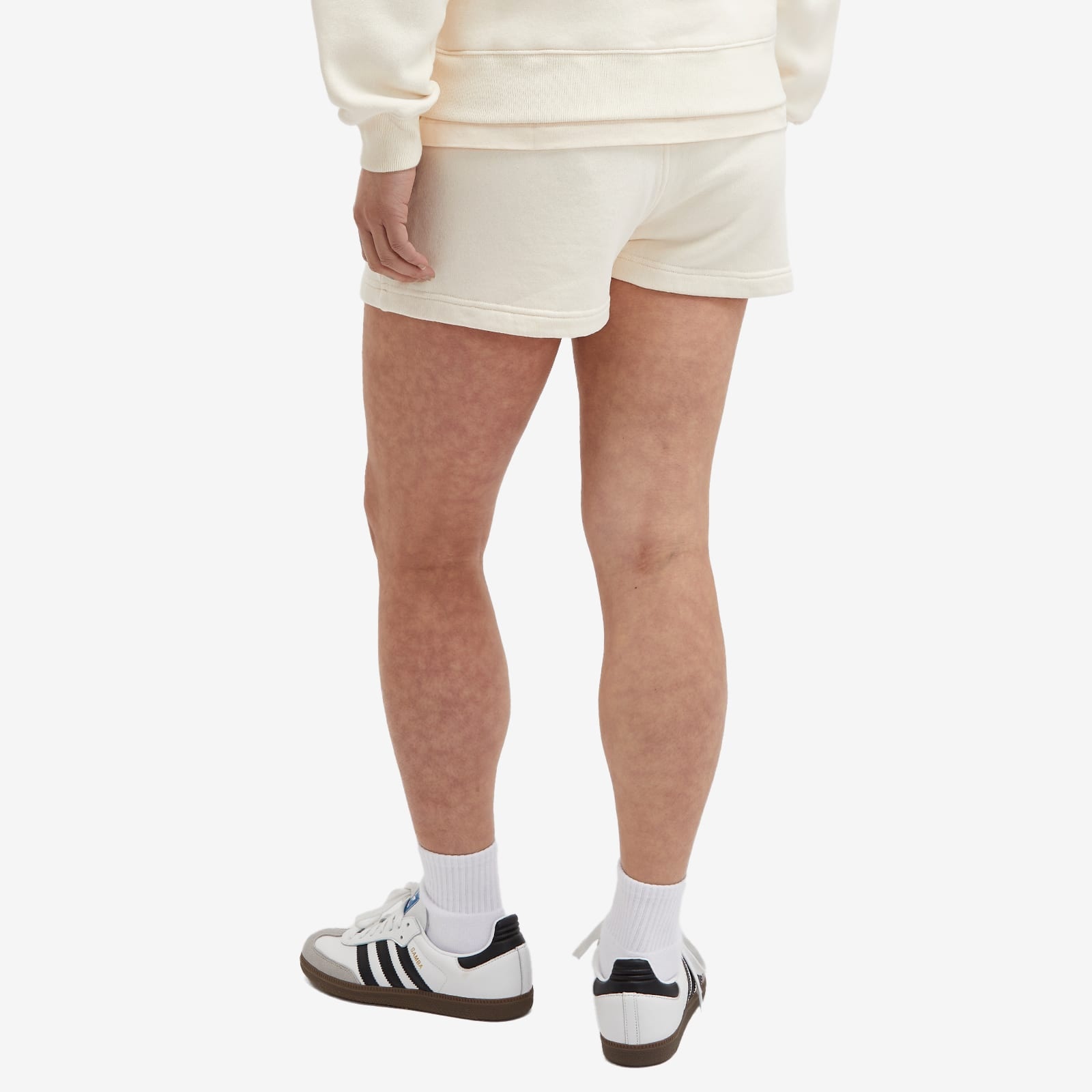 Maison Kitsune Handwriting Logo Regular Jog Shorts - 3