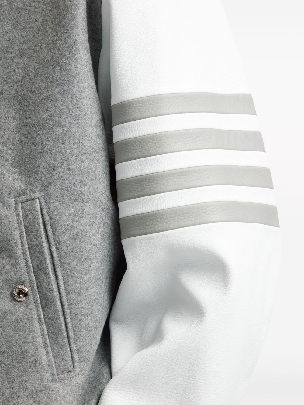 4-Bar stripe bomber jacket - 5