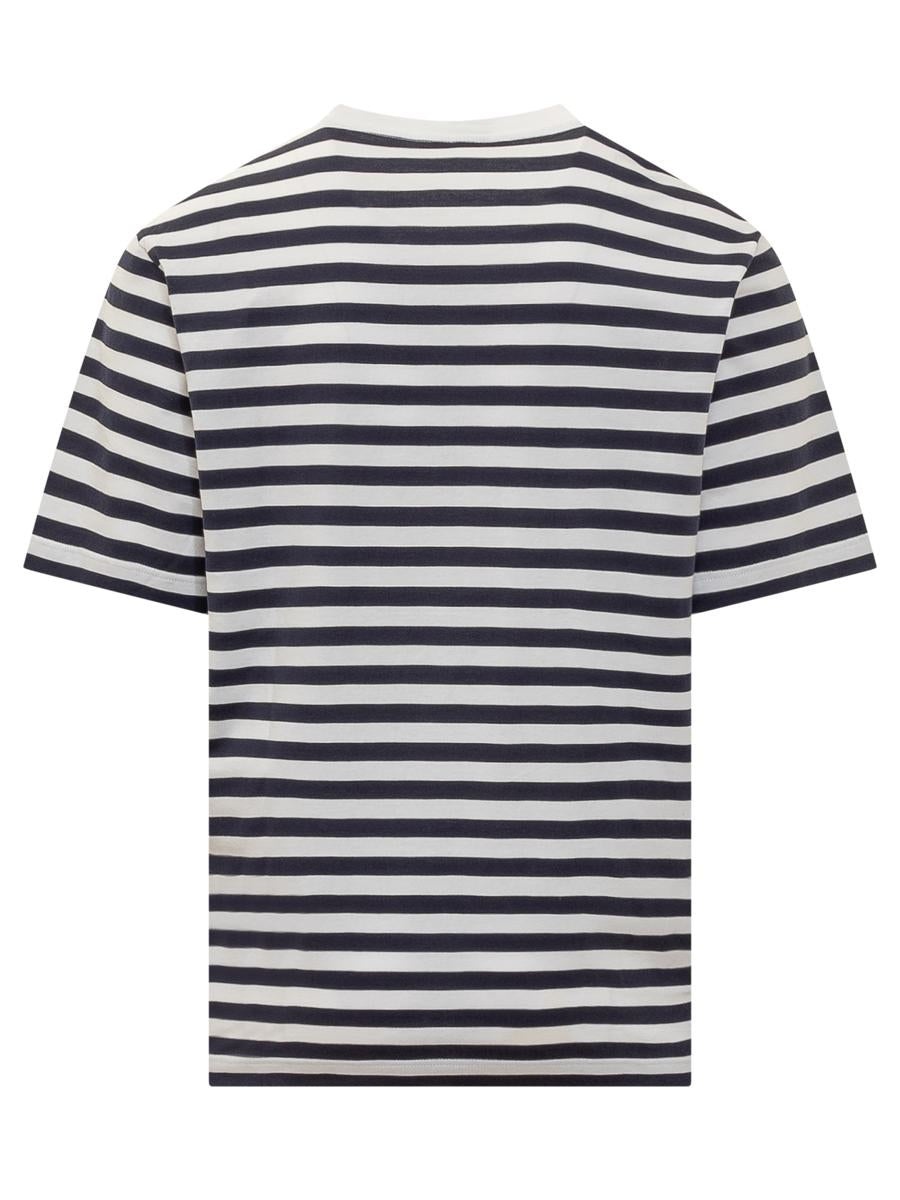 VERSACE Versace Nautical Stripe T-Shirt | baltini | REVERSIBLE