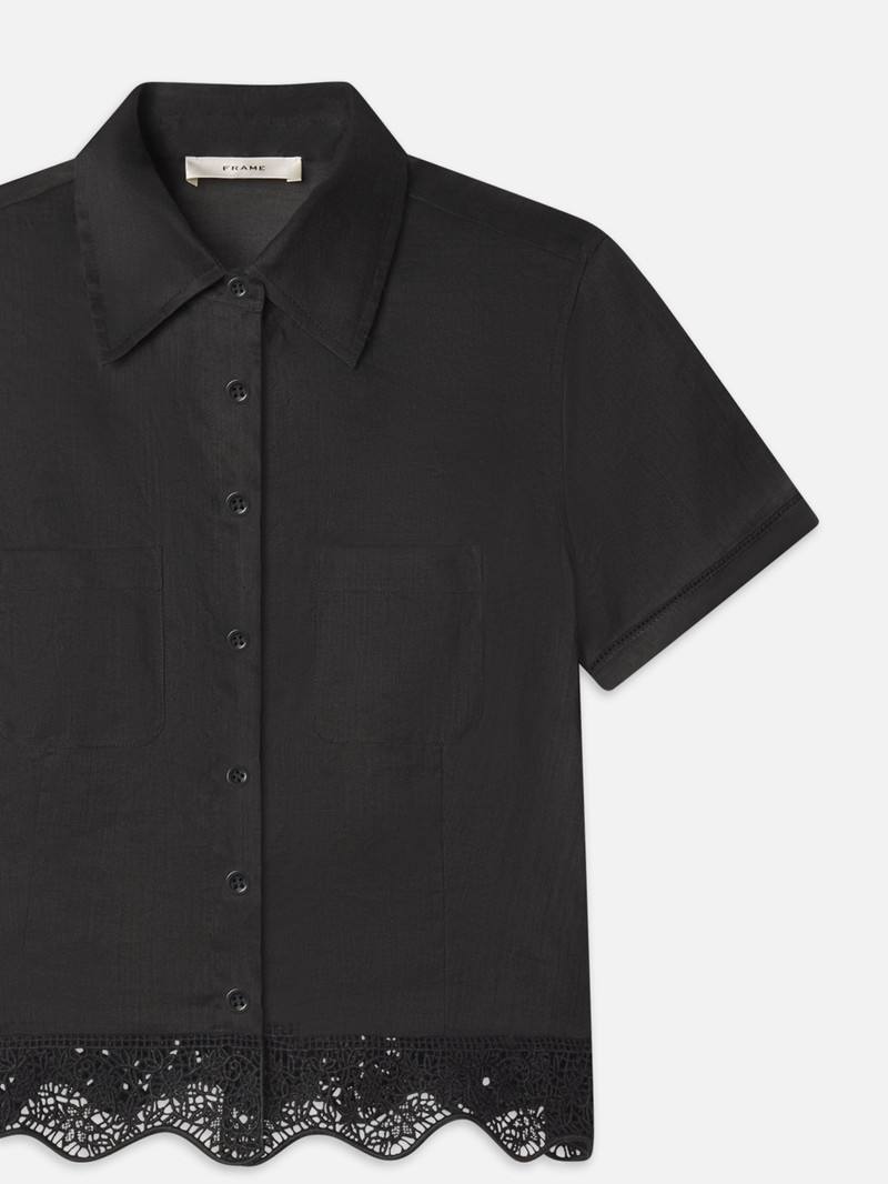 FRAME The Embroidered Seaside Shirt outlook
