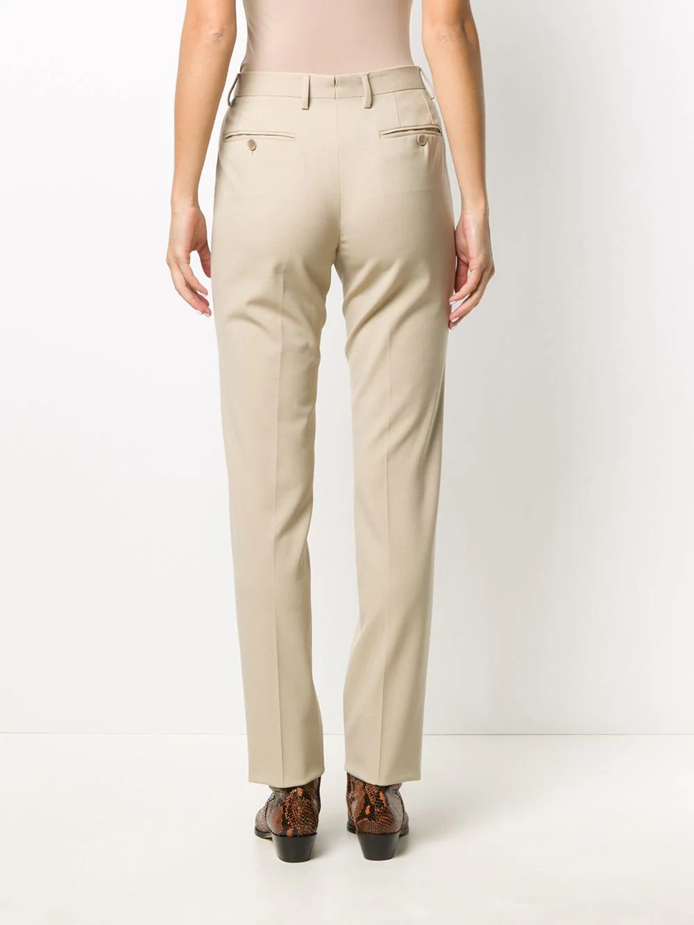 slim-fit tailored trousers - 4