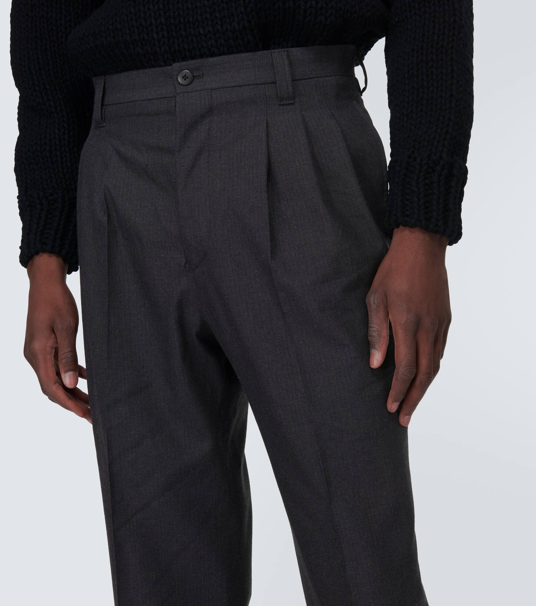 visvim McCloud Slacks Santome wool-blend chinos | mytheresa