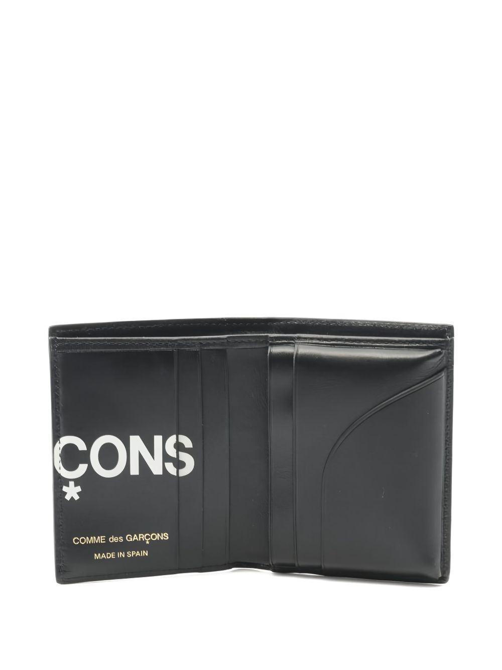 logo-print bi-fold leather wallet - 3