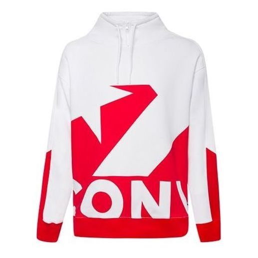 Converse Printed Funnel Neck Sweatshirt 'Red' 10019472-A02 - 1