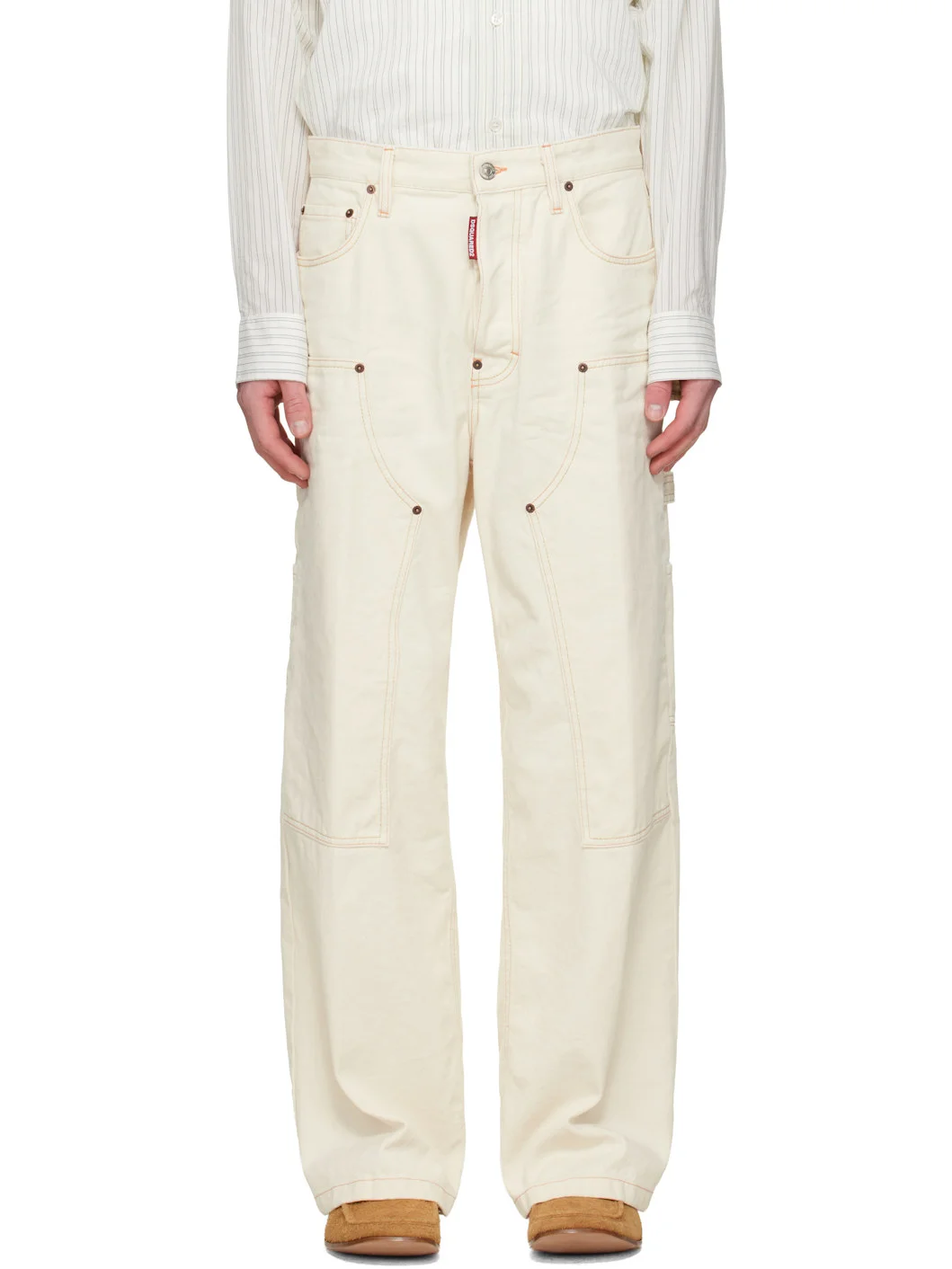Off-White Baggy Carpenter Trousers - 1