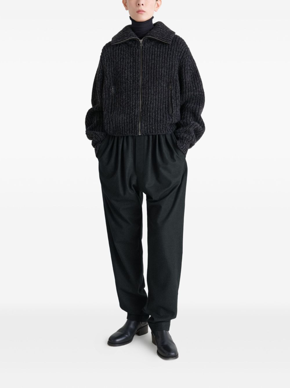 drawstring-waist trousers - 2