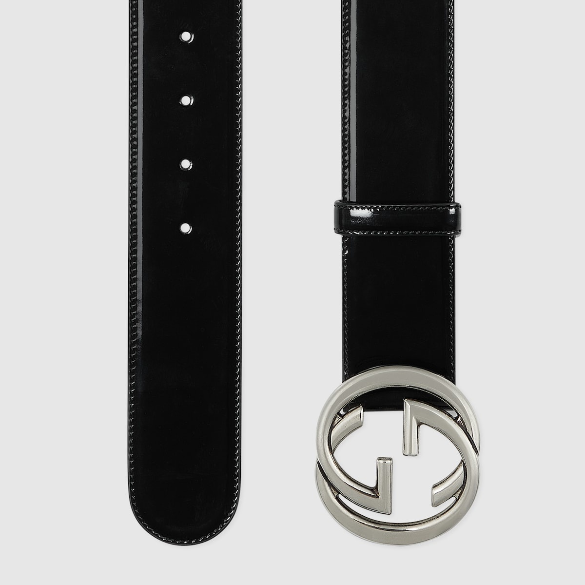 Interlocking G buckle wide belt - 2