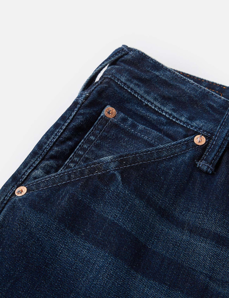 TWO-TONE SEAGULL DENIM SHORTS 7