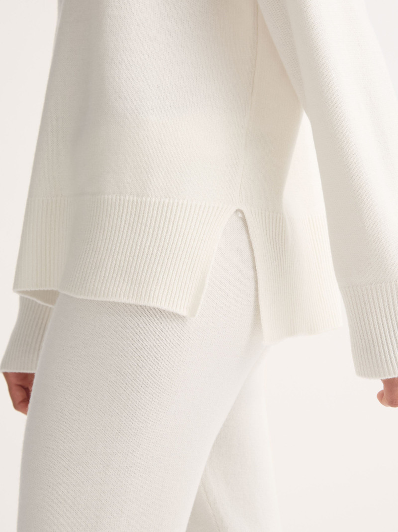 Women's Sweater Daphne Cashmere White 5