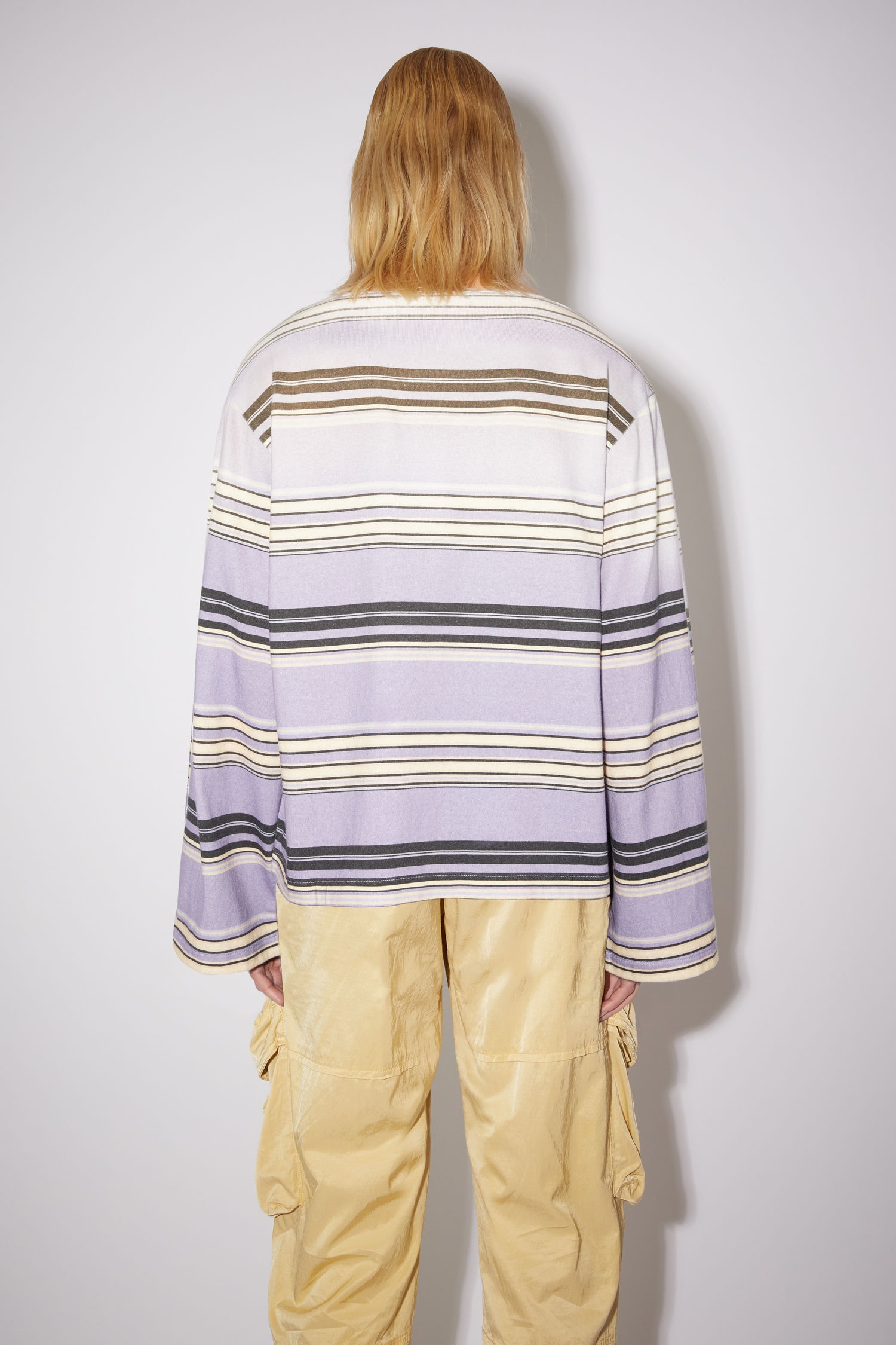 Striped t-shirt - Lavender purple - 3