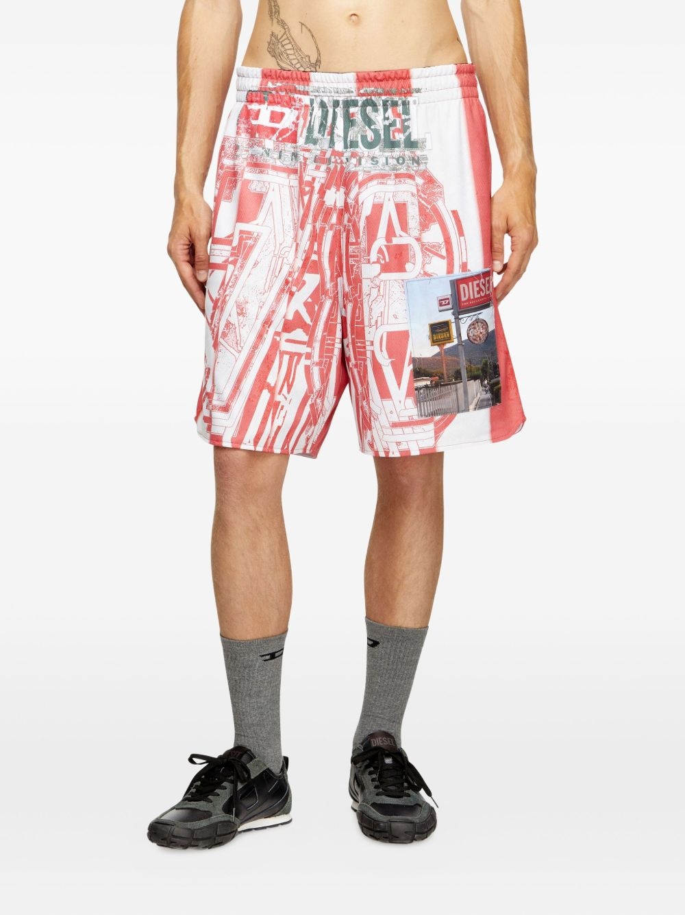 Kurt graphic-print shorts - 3