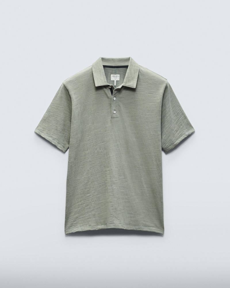 Classic Flame Polo Pima Cotton Shirt - 1