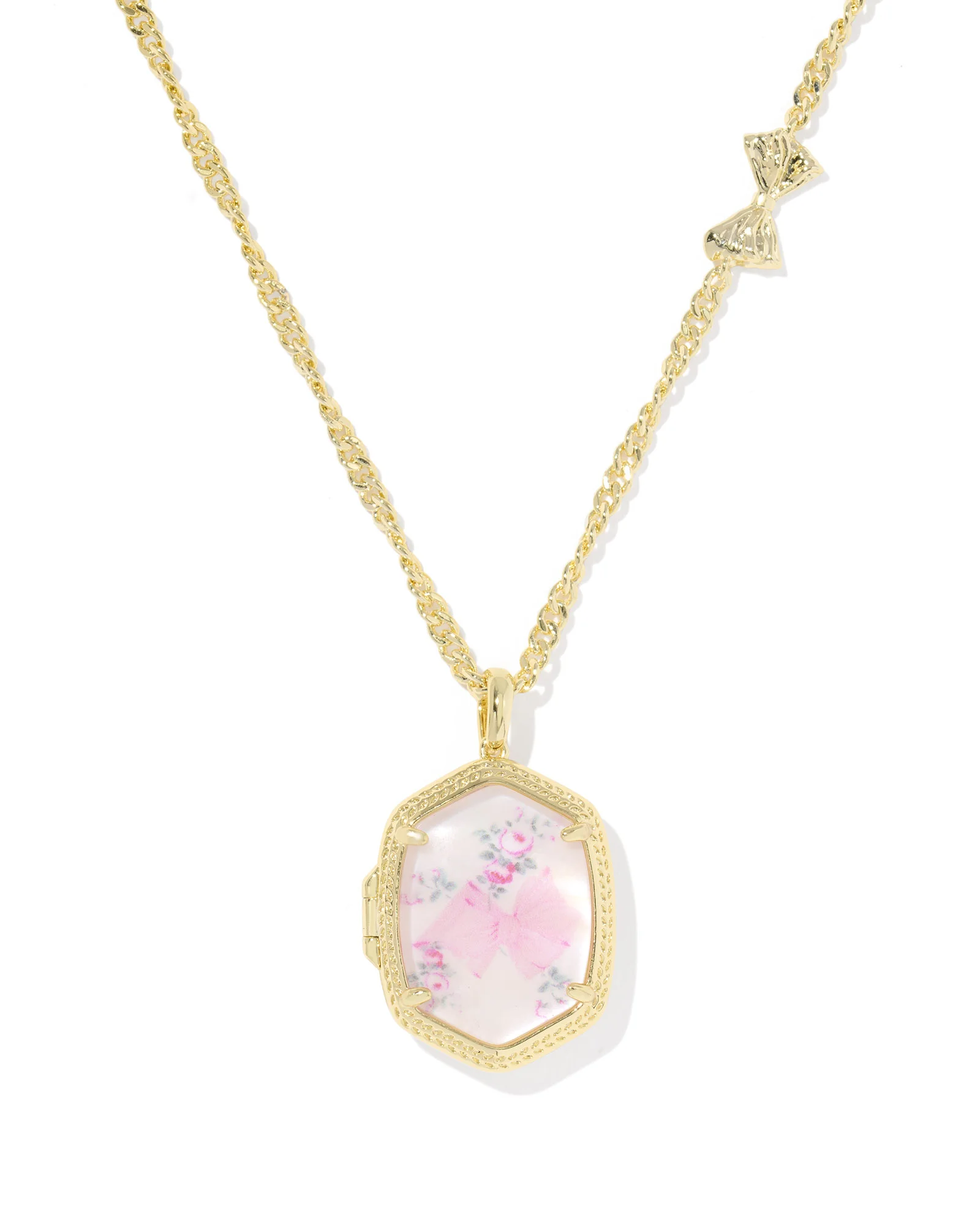 Kendra Scott x LoveShackFancy Daphne Gold Locket Necklace - 1
