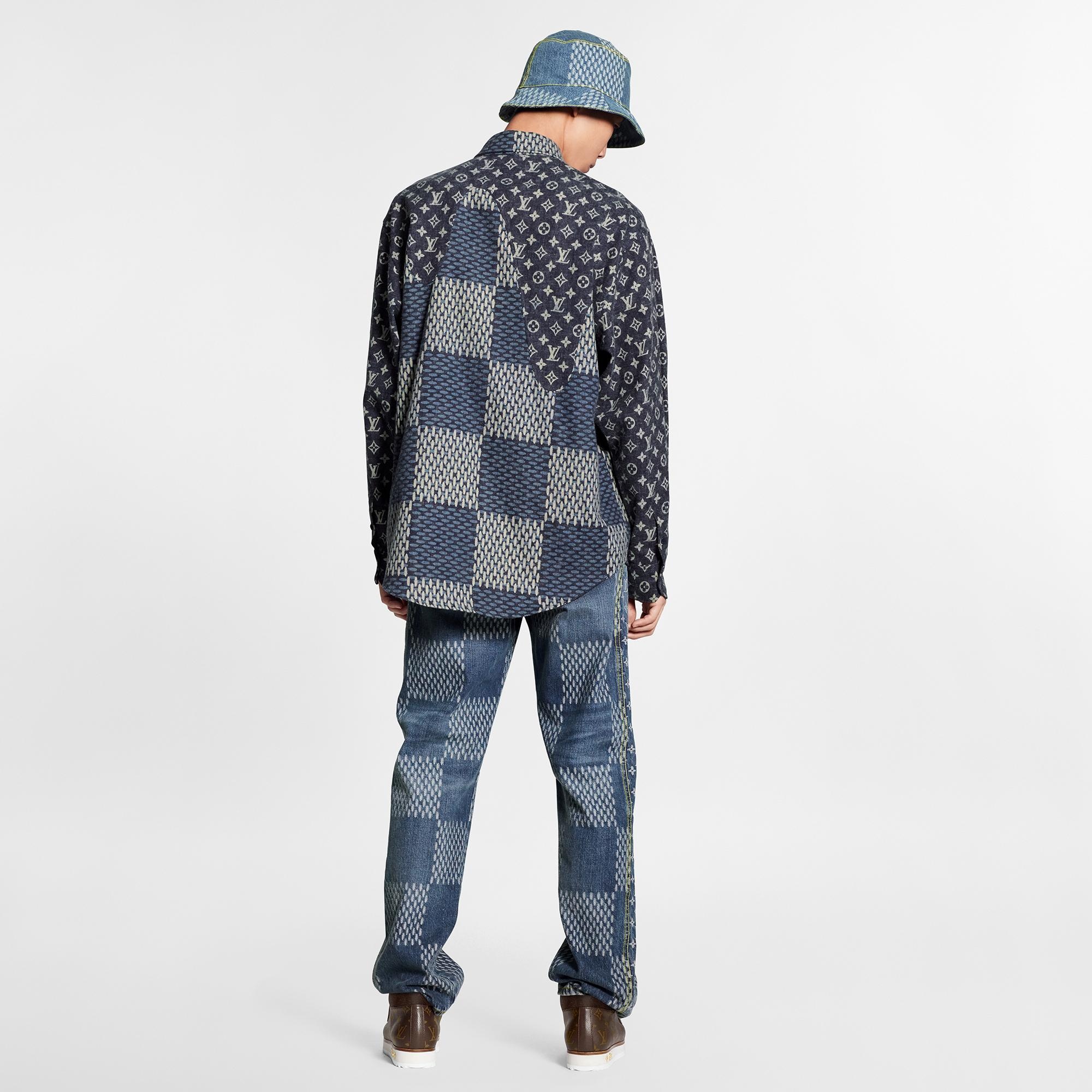 Giant Damier Waves Monogram Flannel Shirt - 7