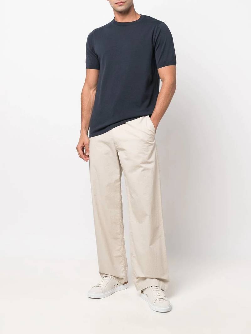 Aspesi ribbed-knit crew neck sweatshirt outlook