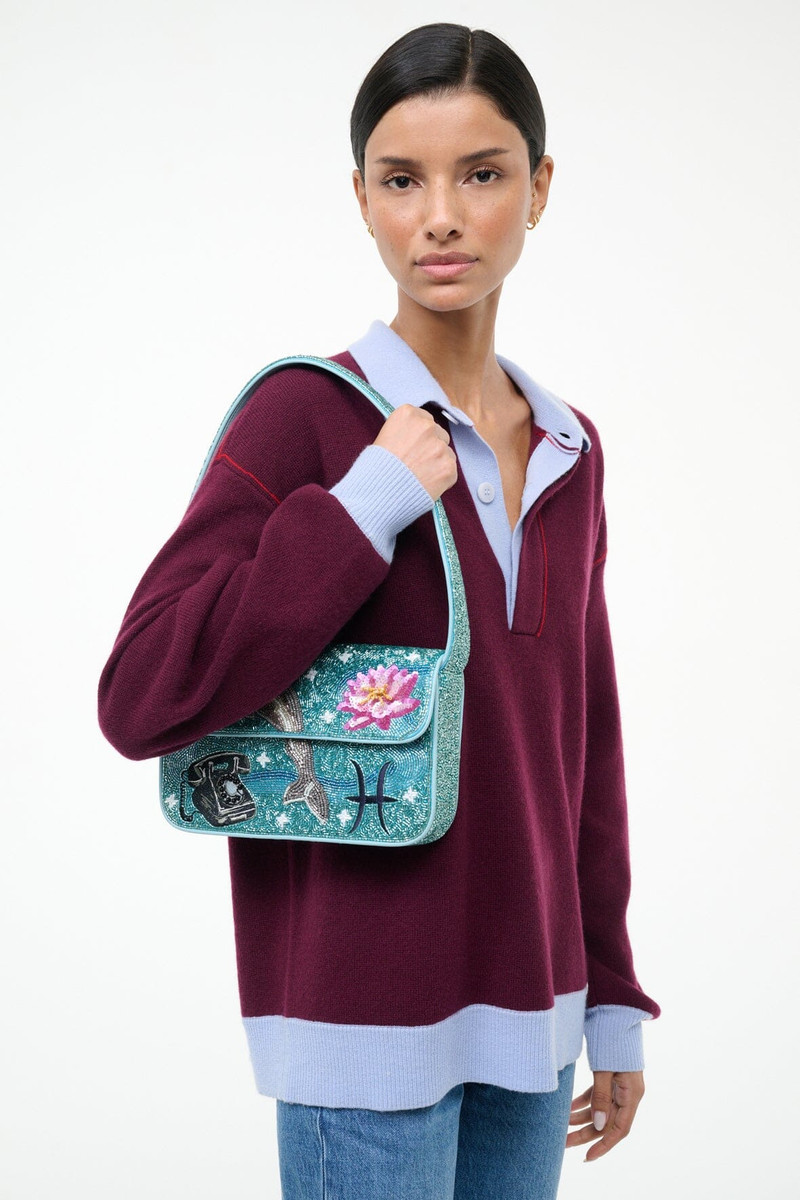 STAUD STAUD TOMMY ZODIAC BEADED BAG PISCES outlook
