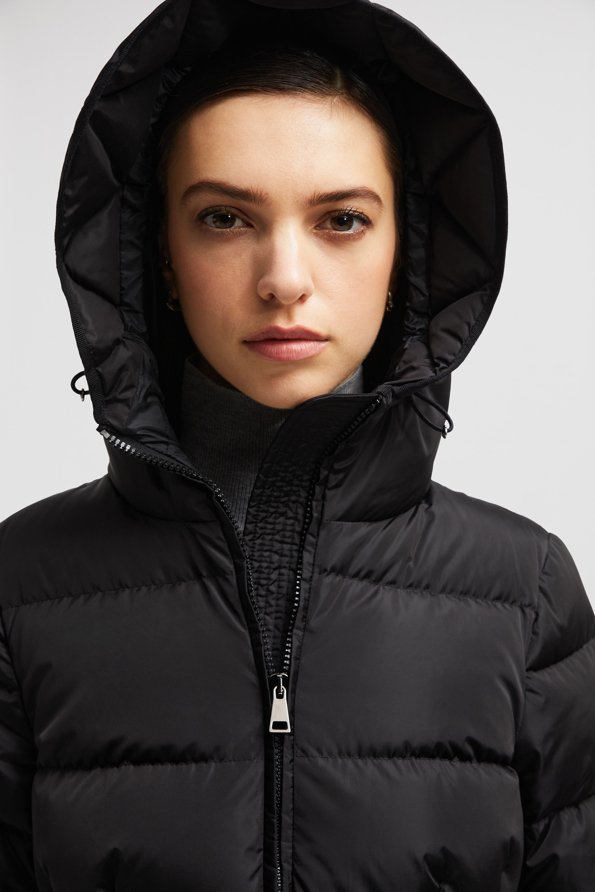 Moncler Avoce Hooded Short Down Jacket | REVERSIBLE