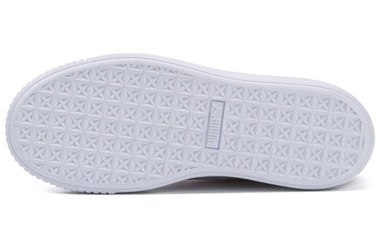 (WMNS) PUMA Suede Platform 'White Gold' 362222-01 - 5