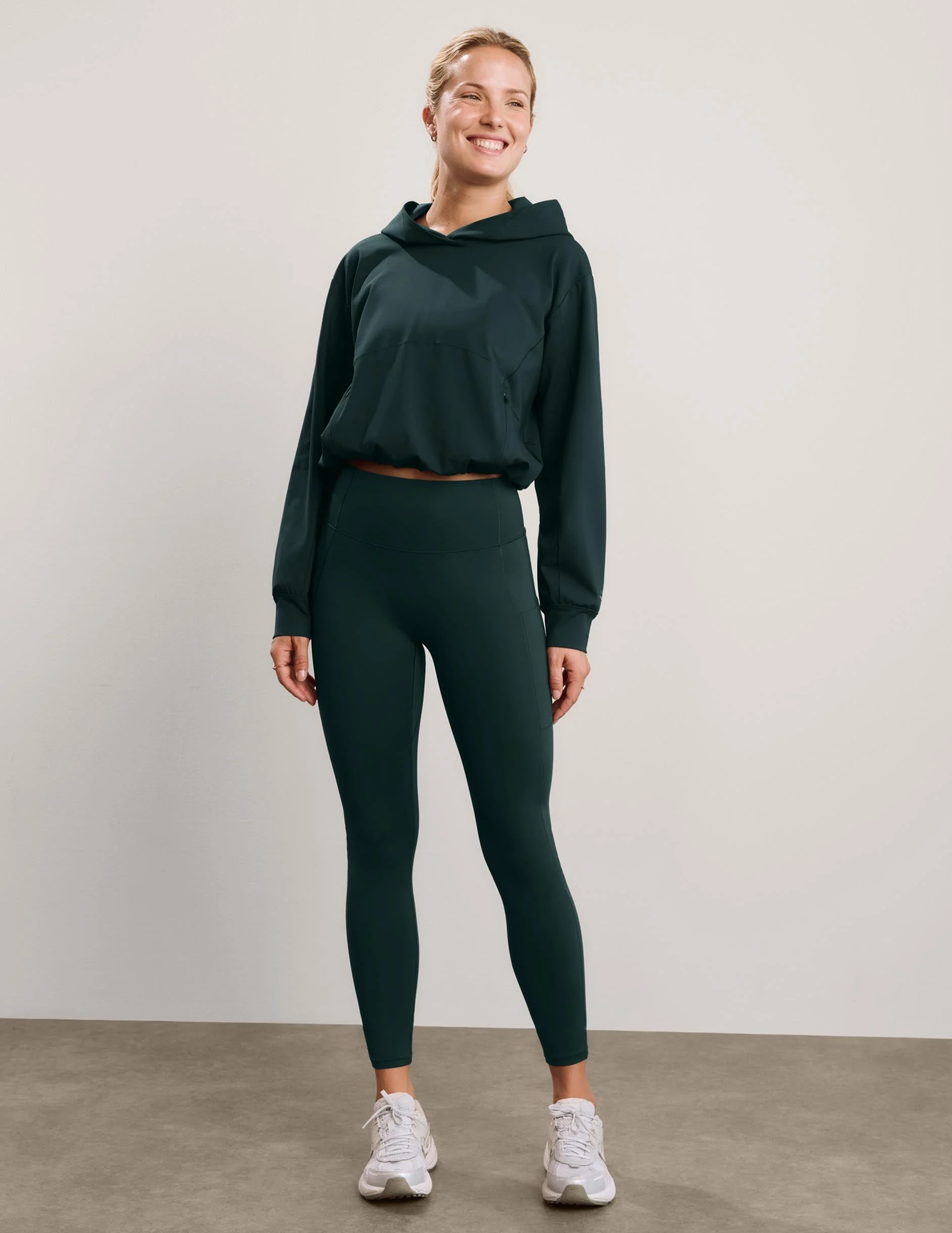 Pacer Fleece-Backed Pocket Legging - 1