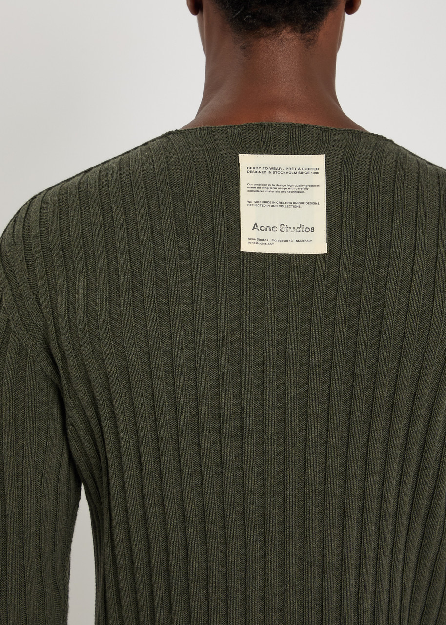 Acne Studios Ribbed-knit Jumper - 5