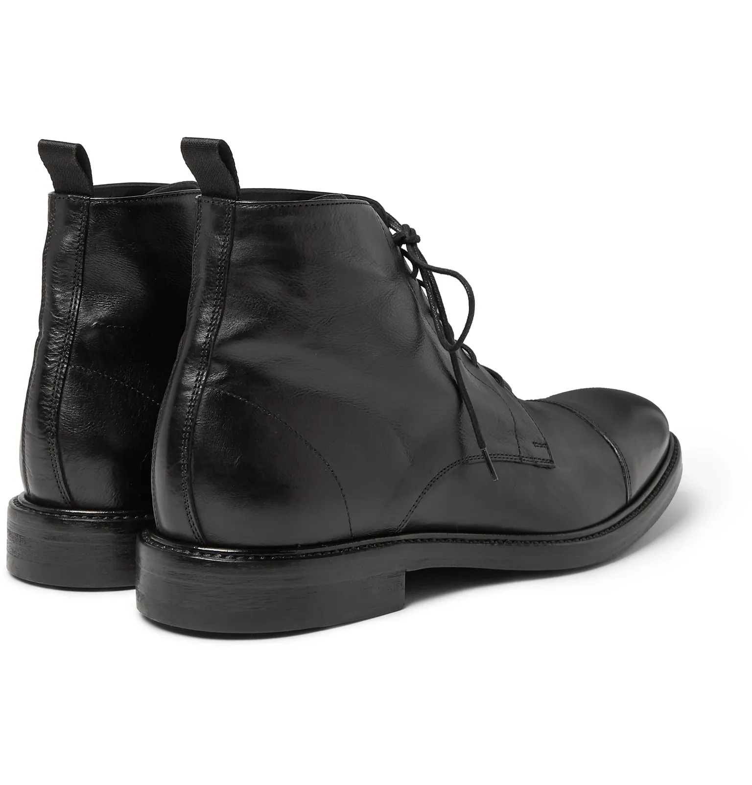 Jarman Cap-Toe Leather Boots - 6