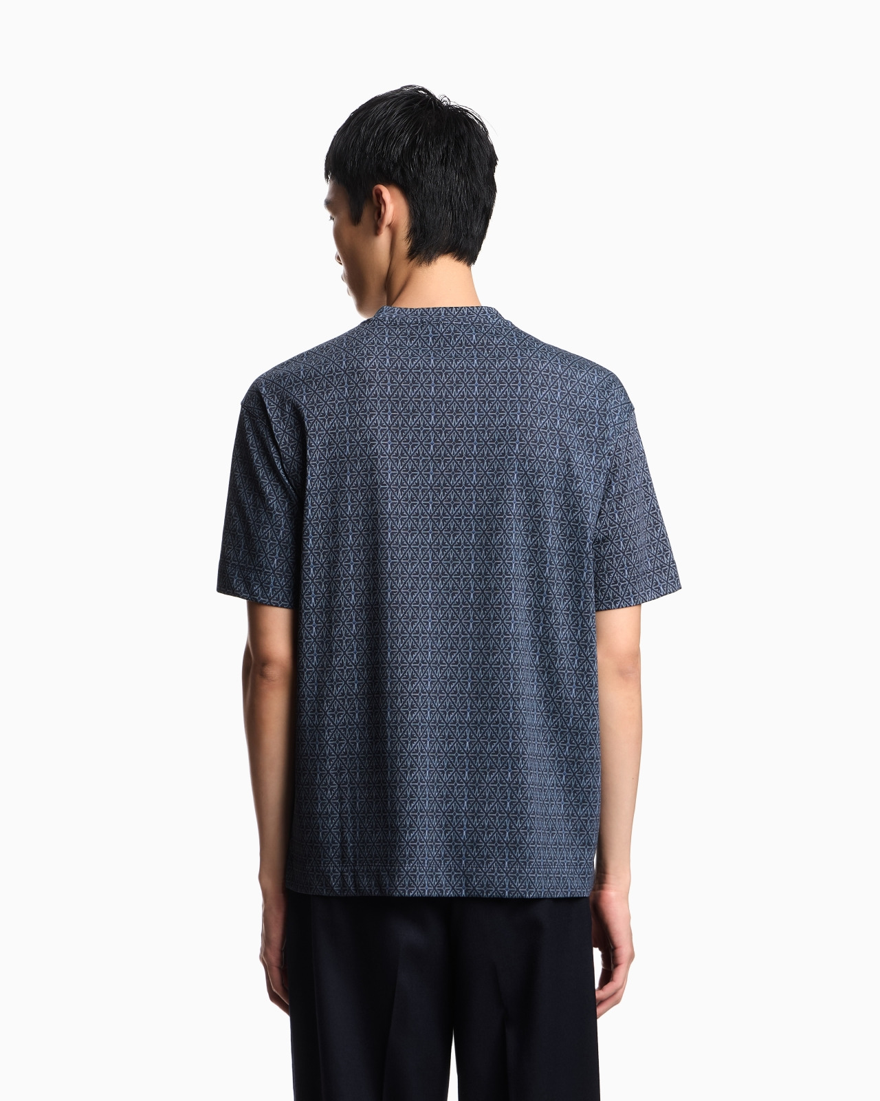 ASV JERSEY T-SHIRT WITH MAJOLICA-EFFECT PRINT - 3