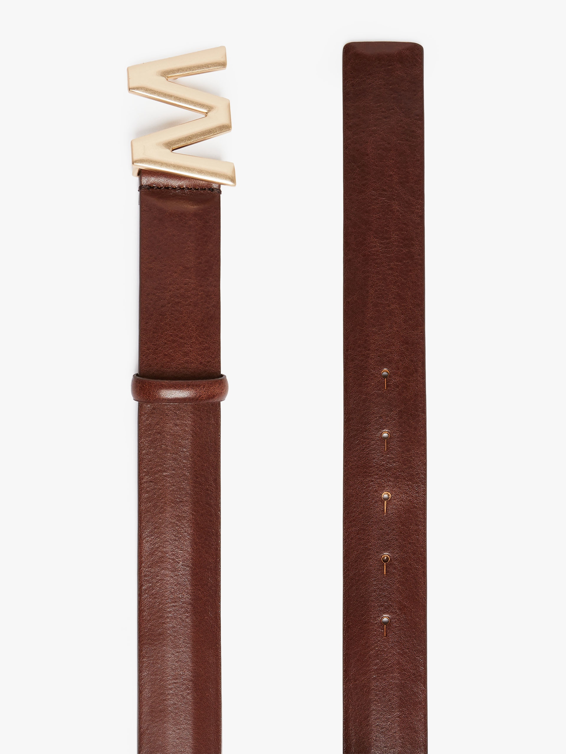 PELAGO Branded buckle-embellished leather belt - 2