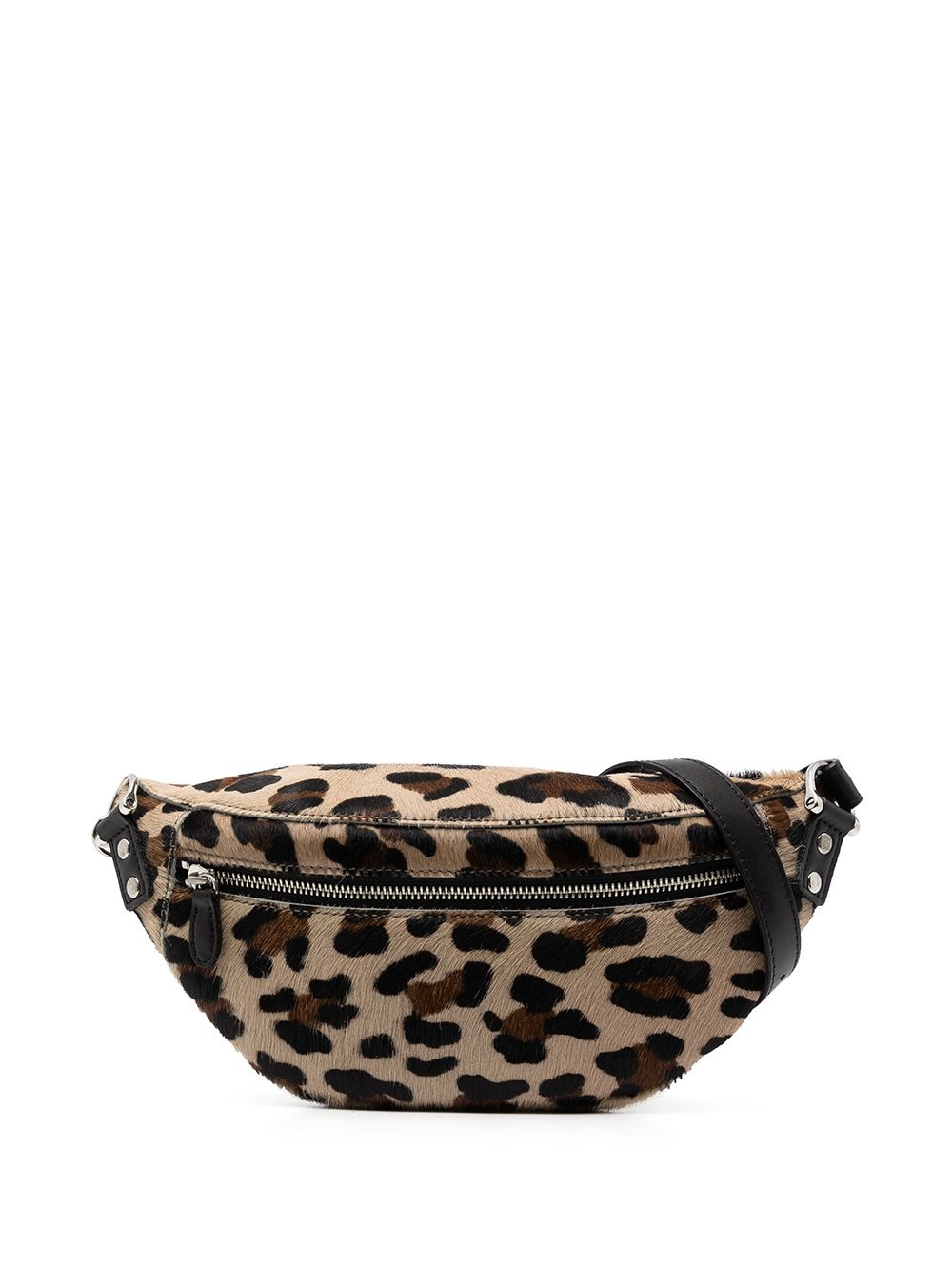 leopard-print belt bag - 1